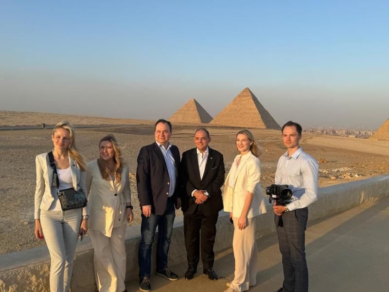 زيارة رئيس وزراء بيلاروسيا للمتحف القومي للحضارة المصرية بالفسطاط ومنطقة أهرامات الجيزة