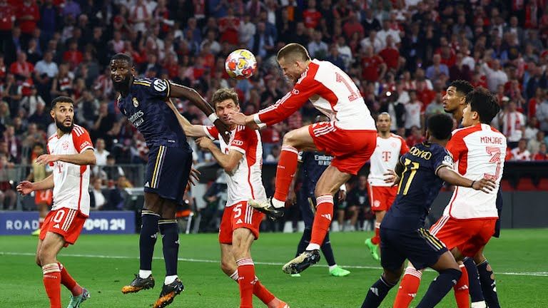 ملخص أخبار الرياضة اليوم.. تعادل مثير بين ريال مدريد وبايرن ميونخ وهجوم على صلاح ومفاجآت بقائمة الأهلي