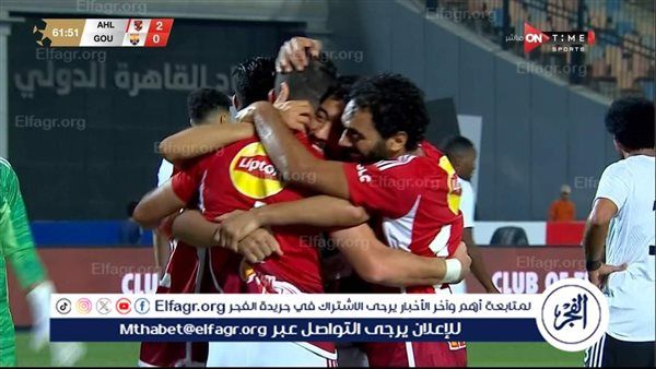 محمود متولي يسجل الهدف الثاني في شباك الجونة