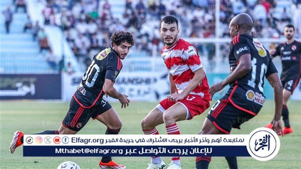 التعادل السلبي يحسم الشوط الأول من مباراة الأهلي وبلدية المحلة