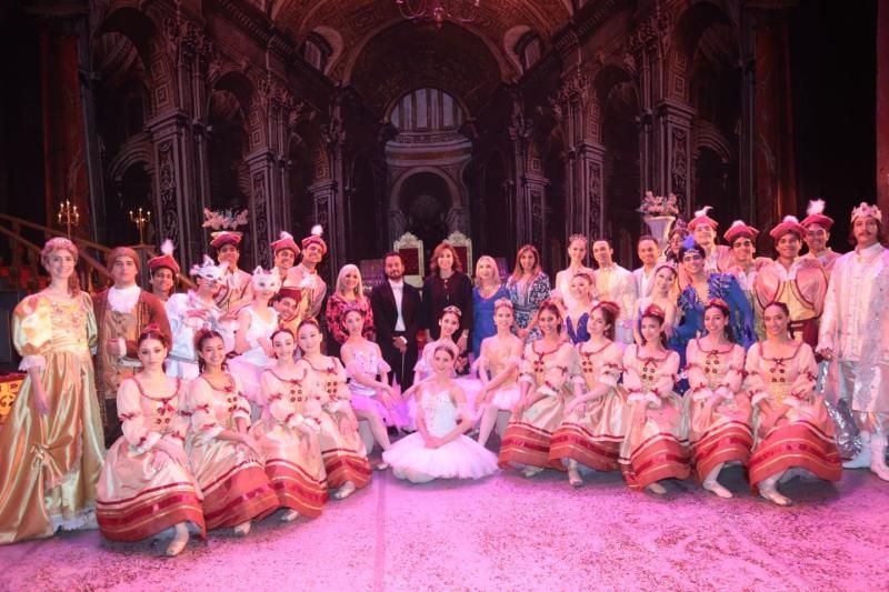 وزيرة الثقافة تشهد عرض باليه ”الجمال النائم” على المسرح الكبير بدار الأوبرا