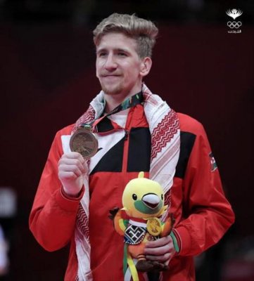 الشرباتي يحرز برونزية آسيا للتايكواندو