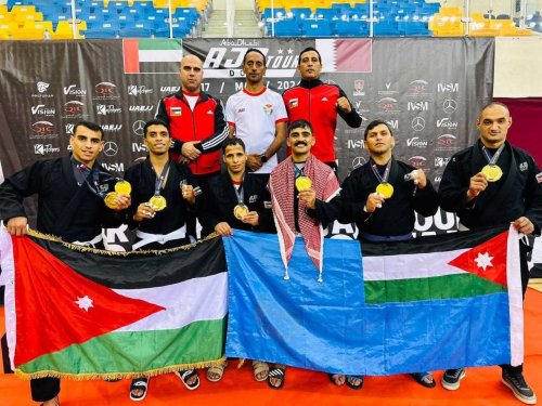 نشامى الأمن العام للجوجيستو يحصدون الذهب في قطر