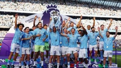 مانشستر سيتي بطلاً للدوري الإنجليزي