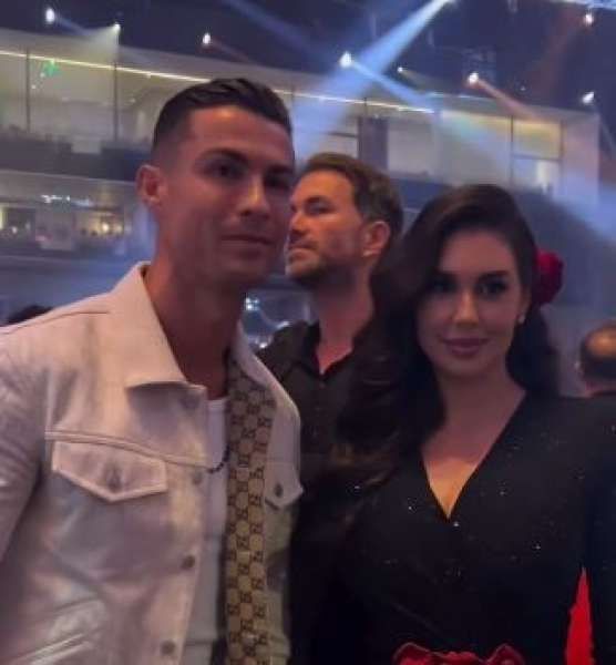 شاهد..أول ظهور لـ ياسمين صبرى وكريستيانو رونالدو بدون جورجينا