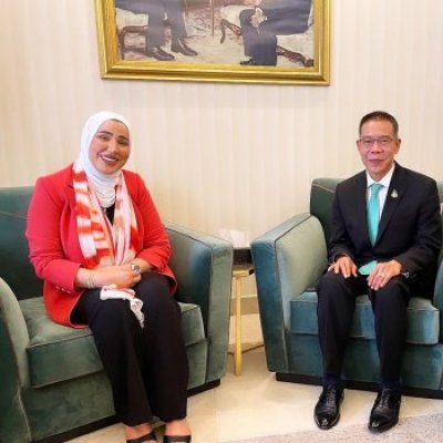 نداء شرارة تلتقي السفير التايلندي