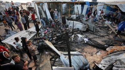 أخبار اليمن : حقوق الإنسان تدين مجزرة رفح