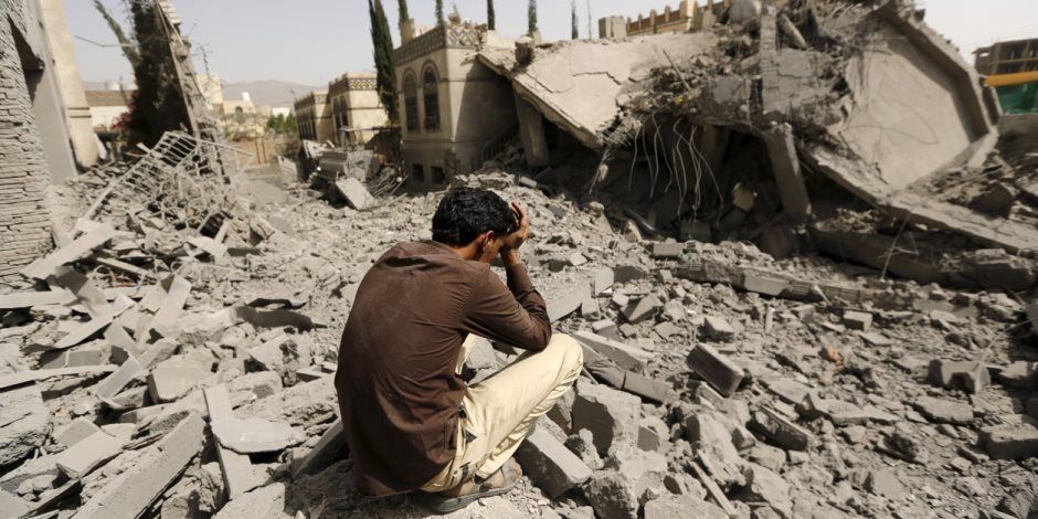 الحوثيون: 16 شهيدا و35 مصابا فى قصف أمريكى بريطانى على اليمن