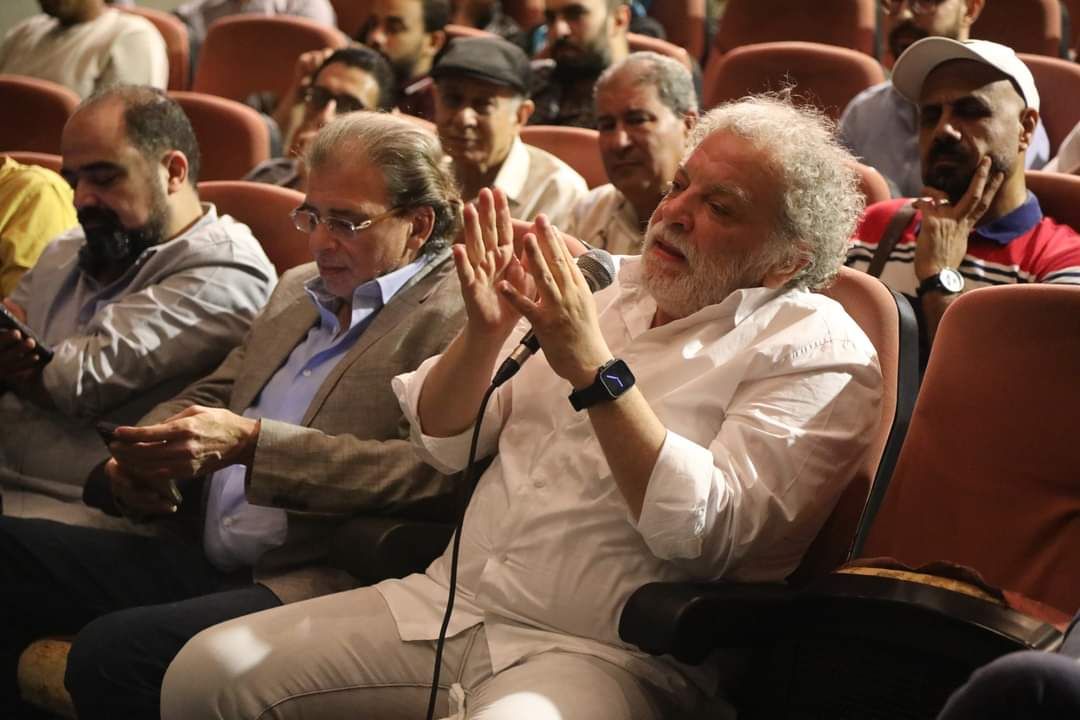 خالد يوسف أبرز حضور فعاليات نادي السينما أمس