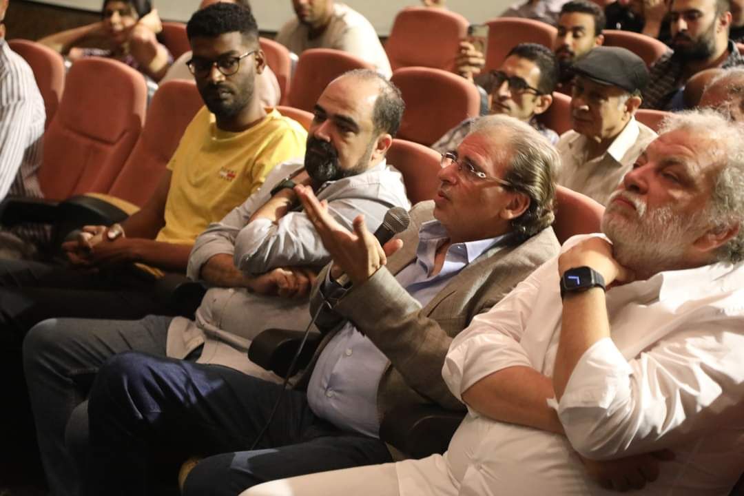 خالد يوسف أبرز حضور فعاليات نادي السينما أمس