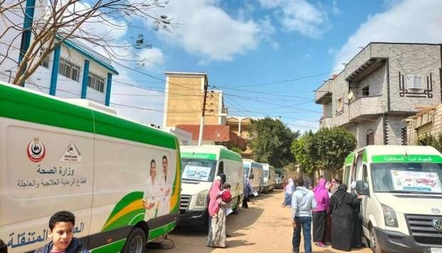 تقديم الخدمات الطبية لـ177 ألف مواطن مجانا عبر قوافل «الصحة» خلال مايو