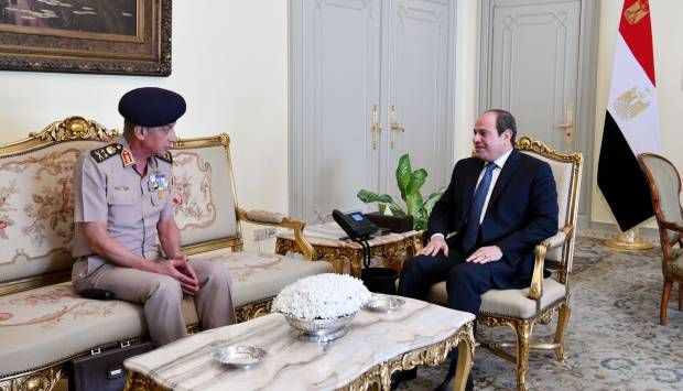 عاجل.. السيسي يستقبل الفريق أول محمد زكي وزير الدفاع والإنتاج الحربي