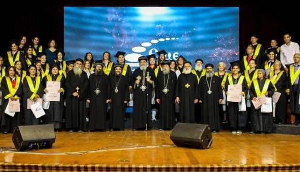 البابا تواضروس يشهد احتفالية تخريج الدفعة الأولى بمركز إيمي