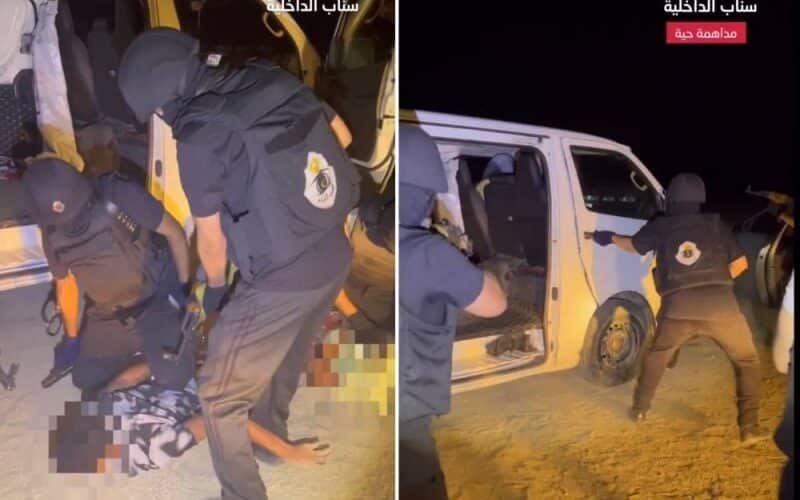 السعودية : اتفرج لحظة مداهمة الشرطة لسكن أجانب في مكة المكرمة وما وجدوه داخل السكن يشيب له رأس!