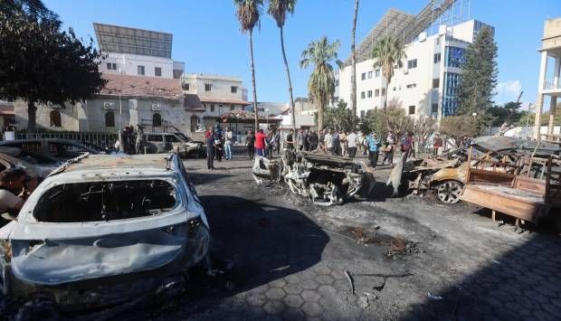 إعلام فلسطيني: وصول شهيد لمستشفى المعمداني إثر استهداف شرق غزة