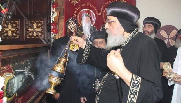 البابا تواضروس يزور دير البرموس بوادي النطرون (صور)