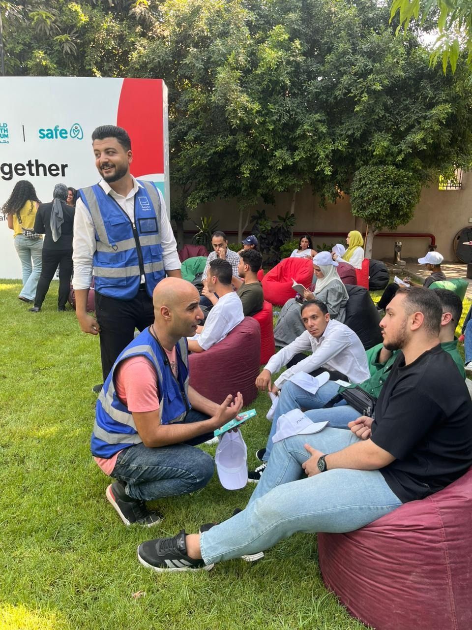 حياة كريمة تشارك في فعالية «أكثر أمانًا معًا» لدعم الصحة النفسية