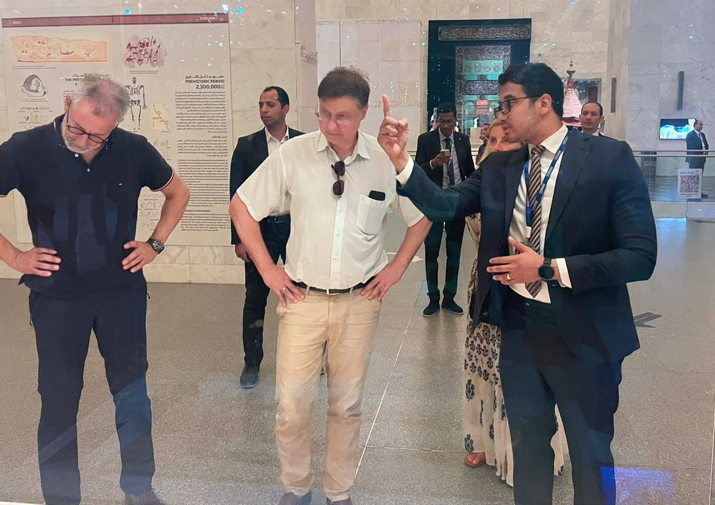 المتحف القومي للحضارة المصرية يستقبل نائب رئيس المفوضية الأوروبية