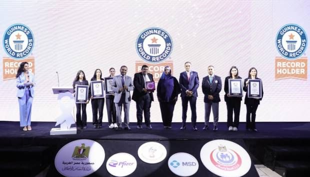 5 أرقام قياسية بموسوعة «جينيس» تحققها الصحة في مجال الكشف والتوعية بالأورام