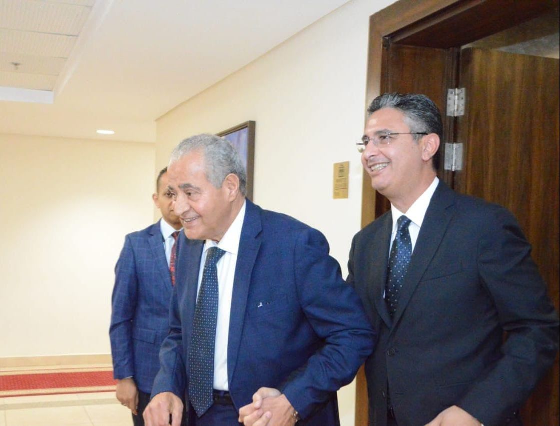 صورة حضارية ورقي.. المصيلحي خلال استقباله وزير التموين الجديد: إضافة قوية