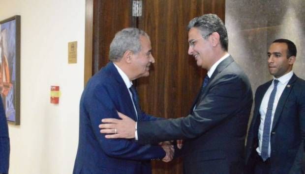 صورة حضارية ورقي.. المصيلحي خلال استقباله وزير التموين الجديد: إضافة قوية