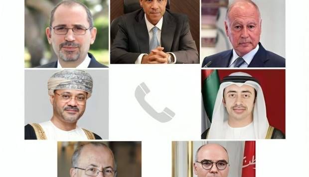 وزير الخارجية يتلقى اتصالات تهنئة من أبو الغيط ورئيس وزراء فلسطين