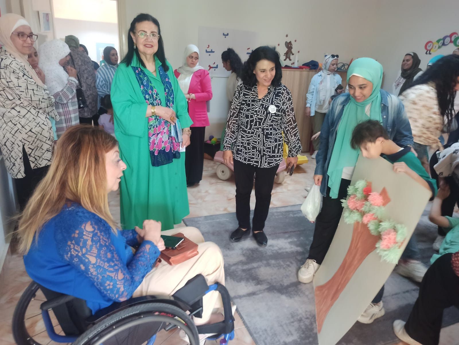 إيمان كريم تشارك في الاحتفال باليوم العالمي للأصم الكفيف (صور)