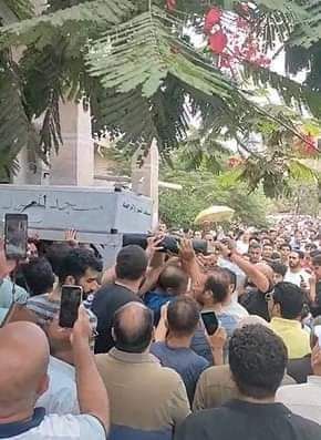 غياب تام للقيادات.. تشييع جثمان اللاعب أحمد رفعت بكفر الشيخ