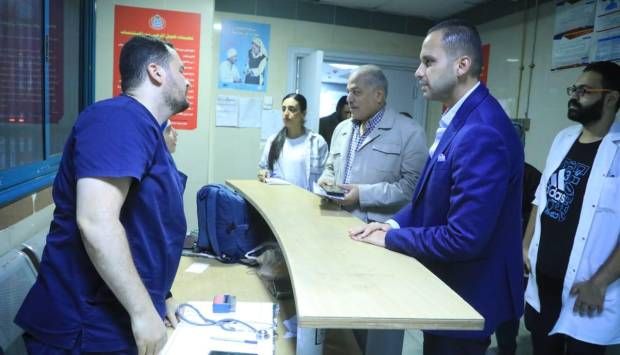 آخر انضباط.. جولة لنائب وزير الصحة بمستشفى عين شمس العام (صور)