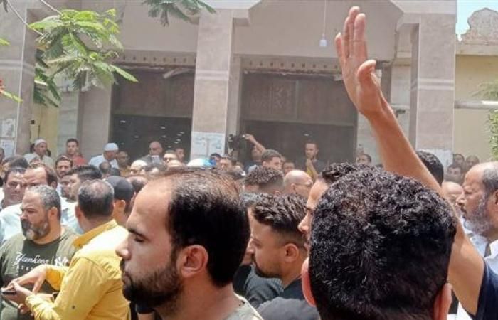 غياب تام للقيادات.. تشييع جثمان اللاعب أحمد رفعت بكفر الشيخ