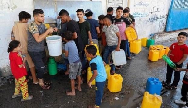 الهلال الأحمر الفلسطيني: قطاع غزة يعاني نقصا كبيرا في المياه الصالحة للشرب
