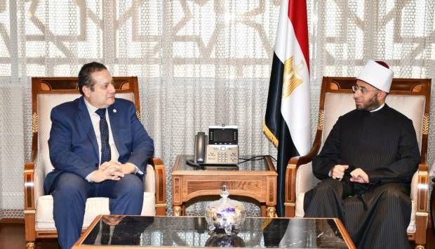 وزير الأوقاف يبحث مع رئيس هيئة ضمان جودة التعليم عددا من الملفات المشتركة