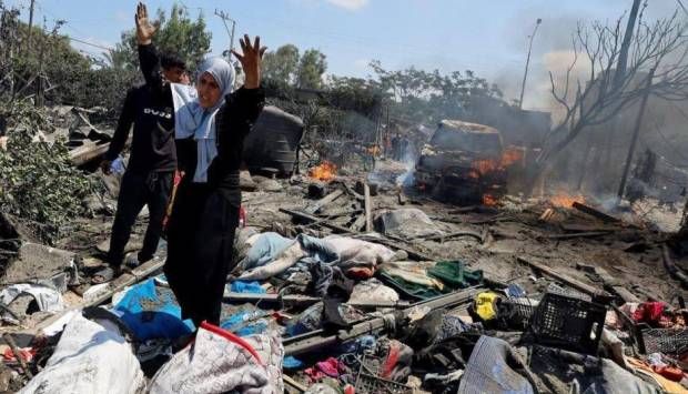 حماس: ادعاءات الاحتلال باستهداف قيادات في المواصي كاذبة للتغطية على مجازره