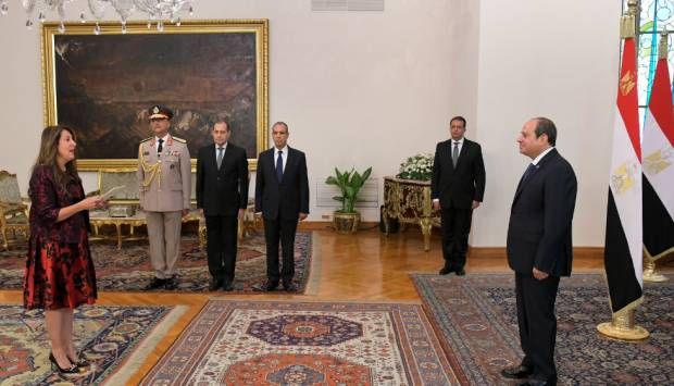 الرئيس السيسي يتسلم أوراق اعتماد عدد من السفراء الجدد بالقاهرة (صور)