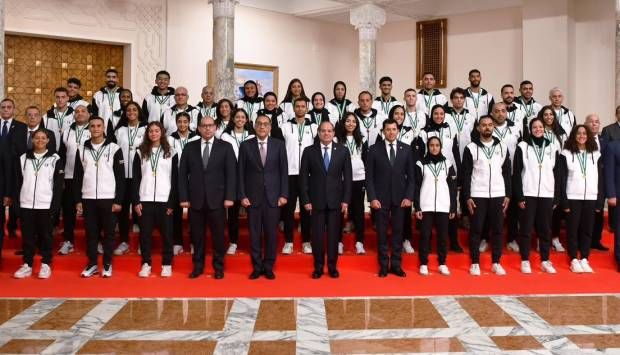 فرحتوا المصريين.. كلمة السيسي خلال تكريم أبطال الألعاب الإفريقية