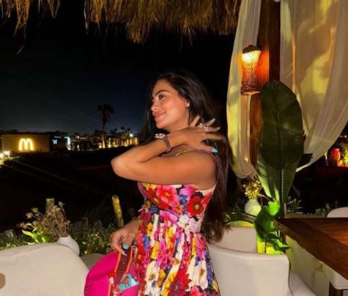 هاجر أحمد فى احدث ظهور لها على انستجرام