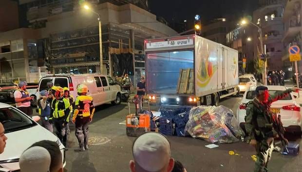 القاهرة الإخبارية تنشر المشاهد الأولية لـ انفجار تل أبيب (فيديو)