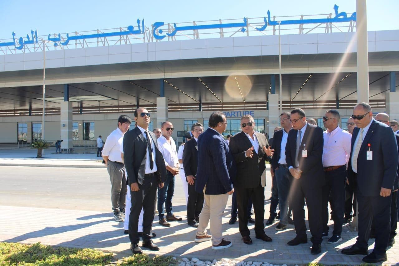 اللجنة العليا للتفتيش الأمنى تتأكد من كفاءة العمل في مطارين (صور)