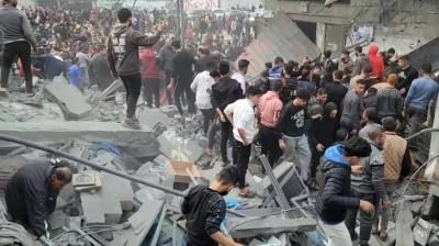 أخبار اليمن : 235 شهيداً ومصاباً في مجزرة بخان يونس
