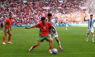 المغرب تهزم الأرجنتين في الأولمبياد