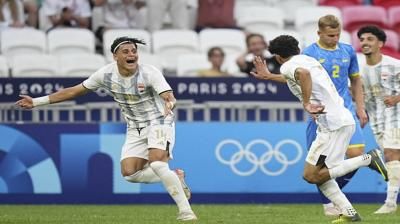العراق يصعق أوكرانيا في مفاجأة أولمبية