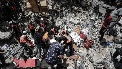 أخبار اليمن : مجزرة جديدة بمدرسة تؤوي نازحين في غزة
