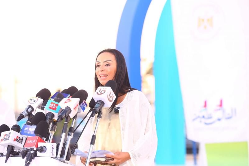 وزيرة التضامن الاجتماعي تجري جولة موسعة بمهرجان العلمين الجديدة