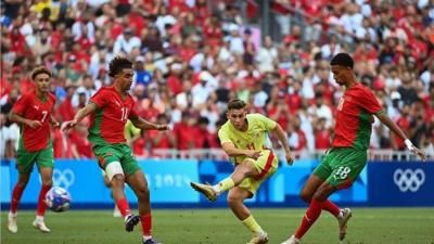 إسبانيا تهزم المغرب وتبلغ نهائي الأولمبياد