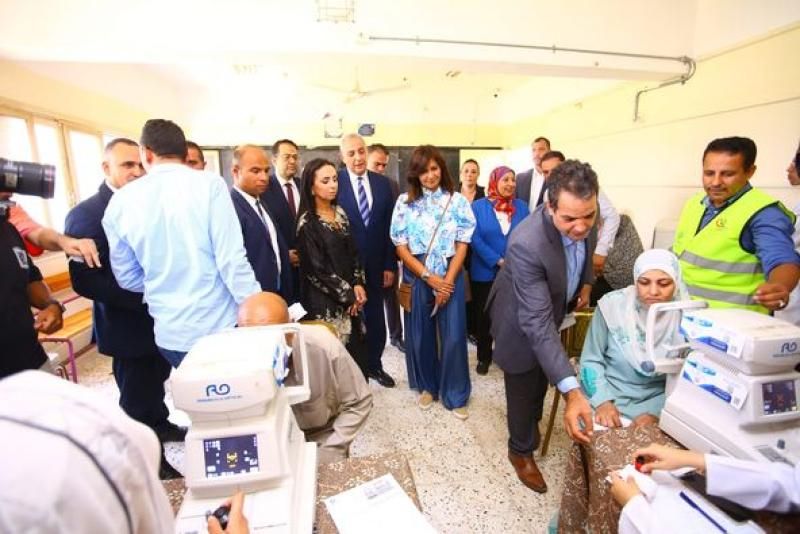 وزيرا التضامن والعمل ومحافظ الغربية ورئيس الأمانة الفنية للتحالف الوطنى ورئيس صناع...