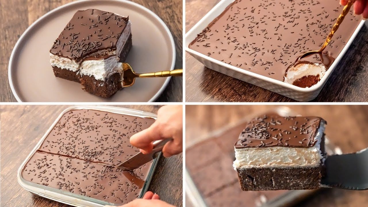 شاهد .. خطوة بخطوة.. طريقة عمل كيكة البراونيز على أصولها في المنزل بمكونات اقتصادية أحلى من الجاهزة