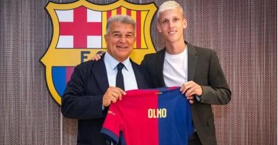 برشلونة يعلن تعاقده رسمياً مع داني أولمو