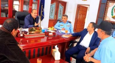 أخبار اليمن : وزير الأشغال يثمن انجازات شرطة المرور