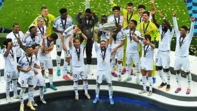 ريال مدريد بطلاً لكاس السوبر الأوروبي