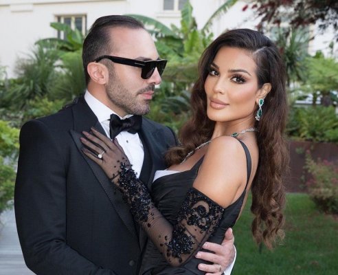 نادين نجيم برفقة خطيبها ونائب لبناني